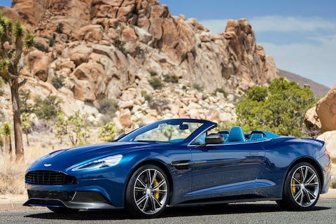 Aston Martin Vanquish Volante gaat dakloos