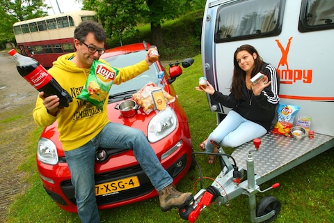 Vakantiegangers op de bon voor volle wagens