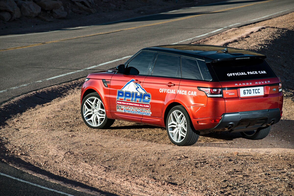 Range Rover Sport Pikes Peak pace car