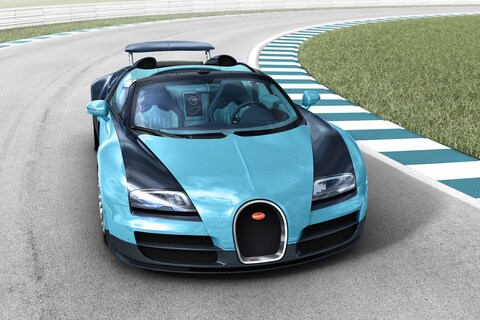 Bugatti Veyron in zes actiejassen