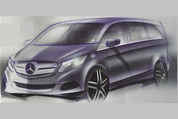 Mercedes Viano designschetsen