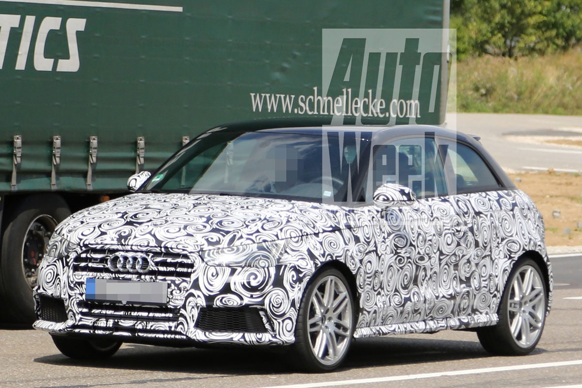 Audi A1 facelift spyshots