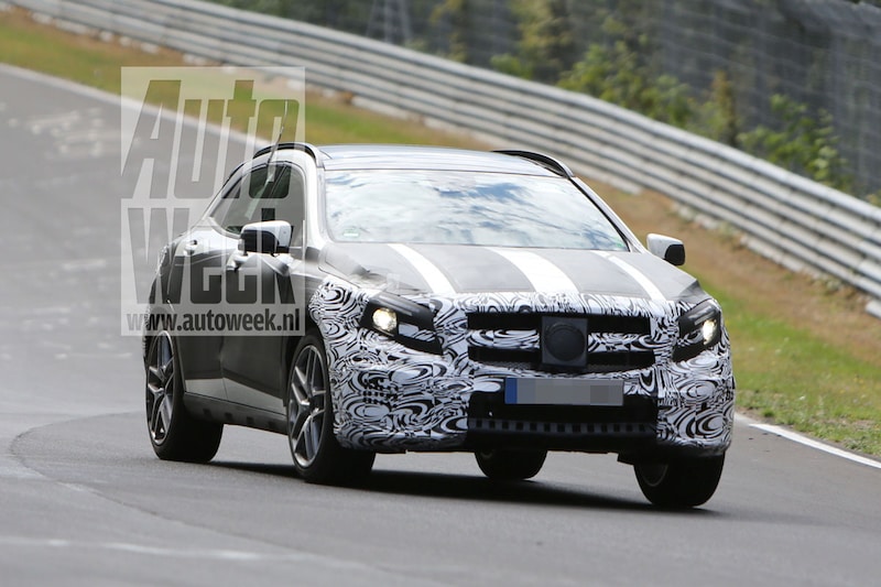 Mercedes GLA 45 AMG spyshots