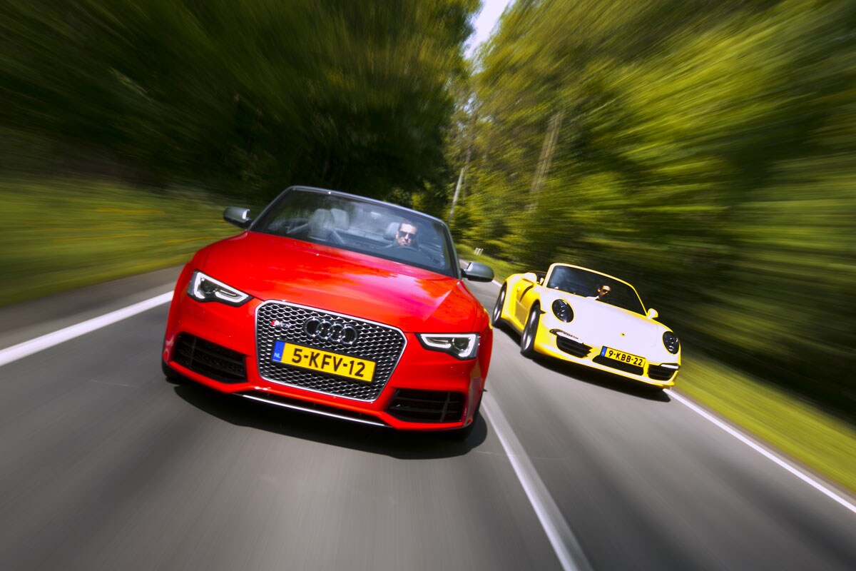 Audi RS5 Cabriolet - Porsche 911 4S Cabriolet