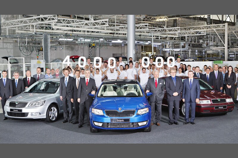 Vier miljoen Skoda's Octavia