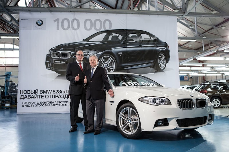 100.000 BMW's 5-serie uit Rusland
