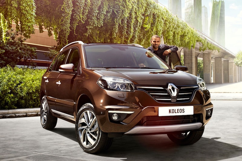 Tony Parker bij de Renault Koleos
