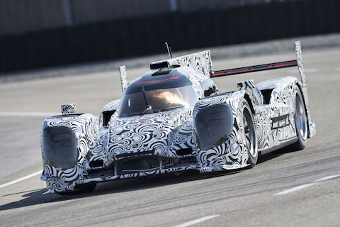 Porsche test met nieuwe LMP1-auto