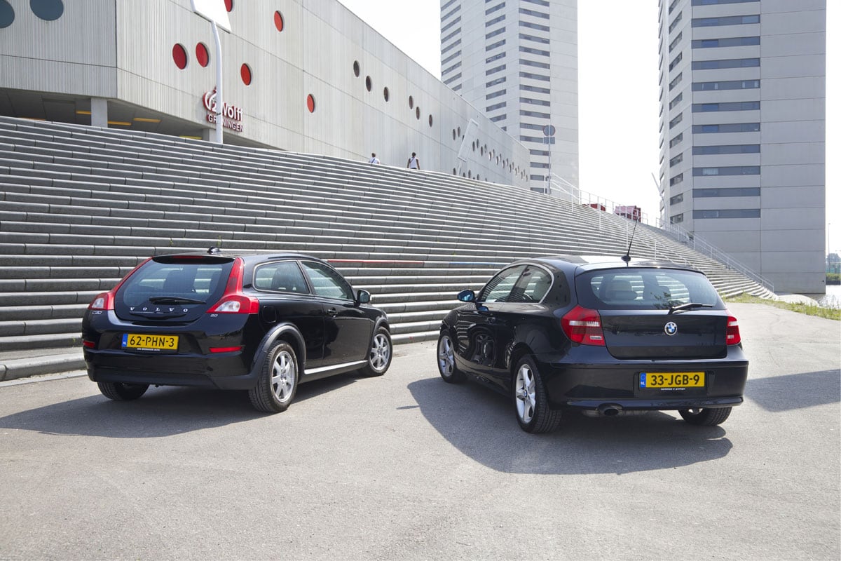 Occasion Dubbeltest - BMW 118i - Volvo C30