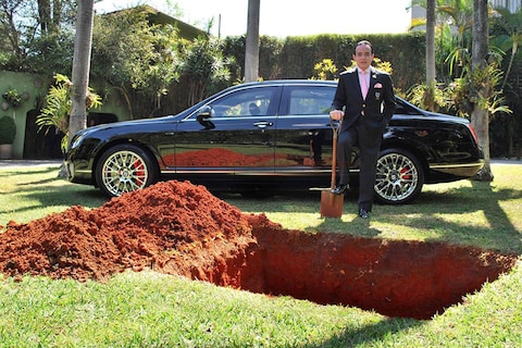 'Bentley Flying Spur voor het hiernamaals'
