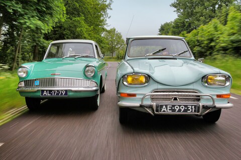 Classics - Citroën Ami 6 vs. Ford Anglia 105E