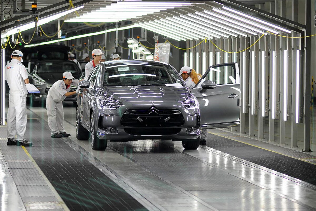 Productie Citroën DS5 in China
