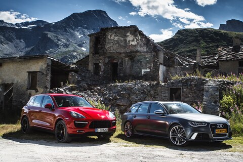 Dubbeltest - Audi RS6 vs Porsche Cayenne Turbo S