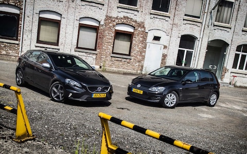 Dubbeltest VW Golf 1.6 TDI Bluemotion - Volvo V40 D2