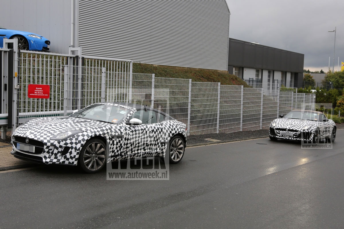 Jaguar F-Type Spyshots