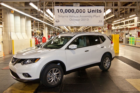 Nissan Tennessee bouwt z'n tien miljoenste 