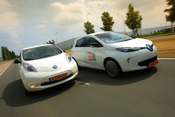 Renault ZOE - Nissan Leaf - Dubbeltest