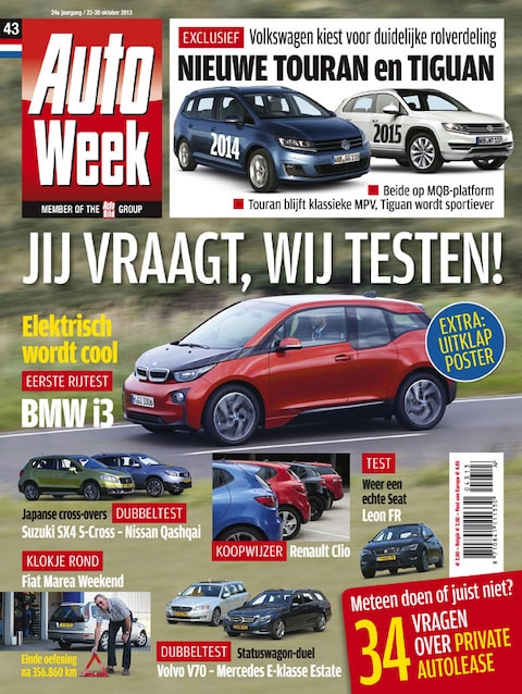 AutoWeek 43: BMW i3, übercombi's en private lease