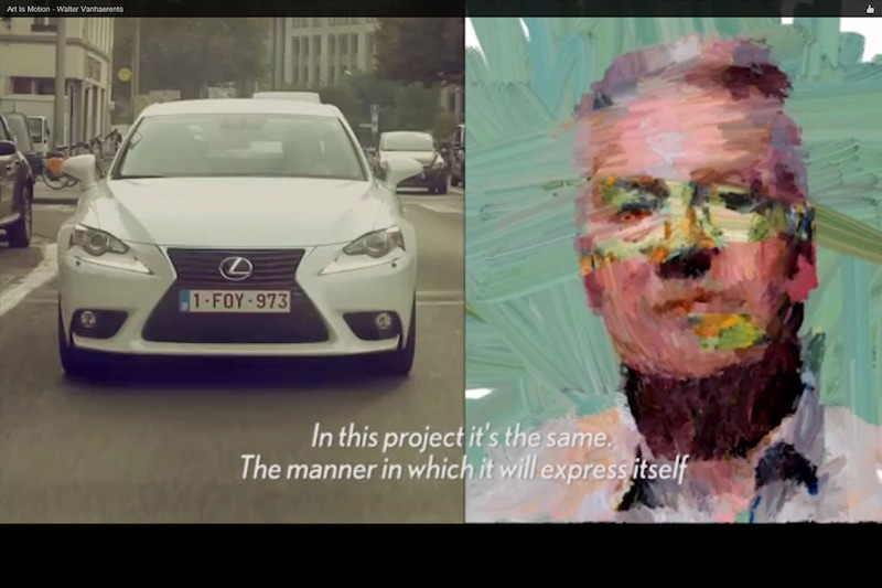 Lexus IS300h art is motion