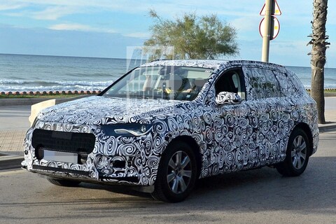 Nieuwe Audi Q7 cruist over de boulevard