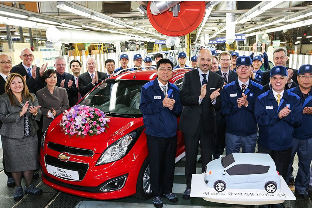 Miljoenste Chevrolet Spark geproduceerd