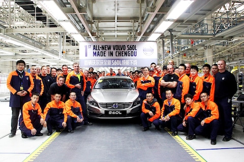 Volvo S60 met maatje meer in China