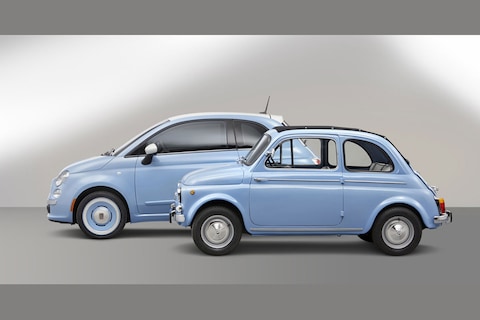Knipoog naar stamvader: Fiat 500 1957