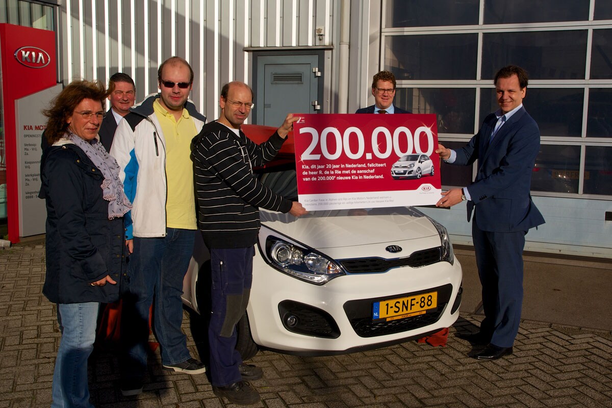 200.000ste Kia in Nederland