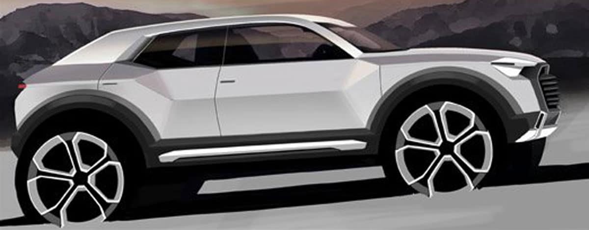 Audi Q1 schets