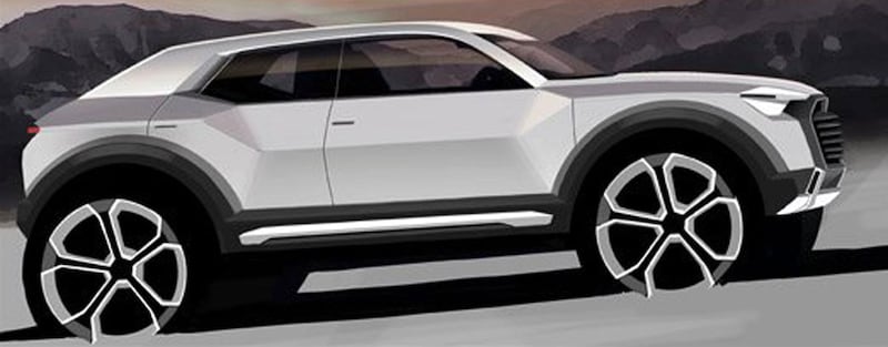 Audi Q1 schets