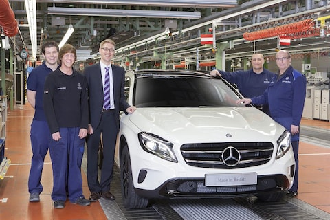 Productie Mercedes GLA-klasse gestart