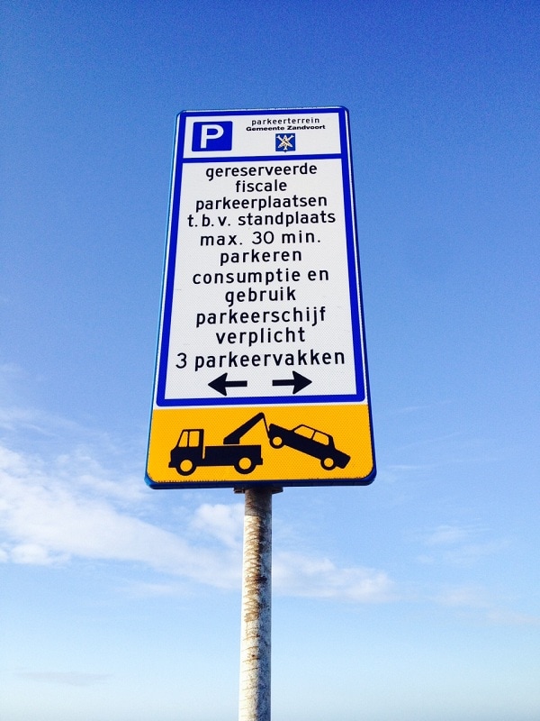 Parkeerschijf consumeren