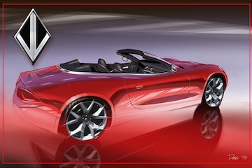 VL Automotive Destino Cabrio schetsen