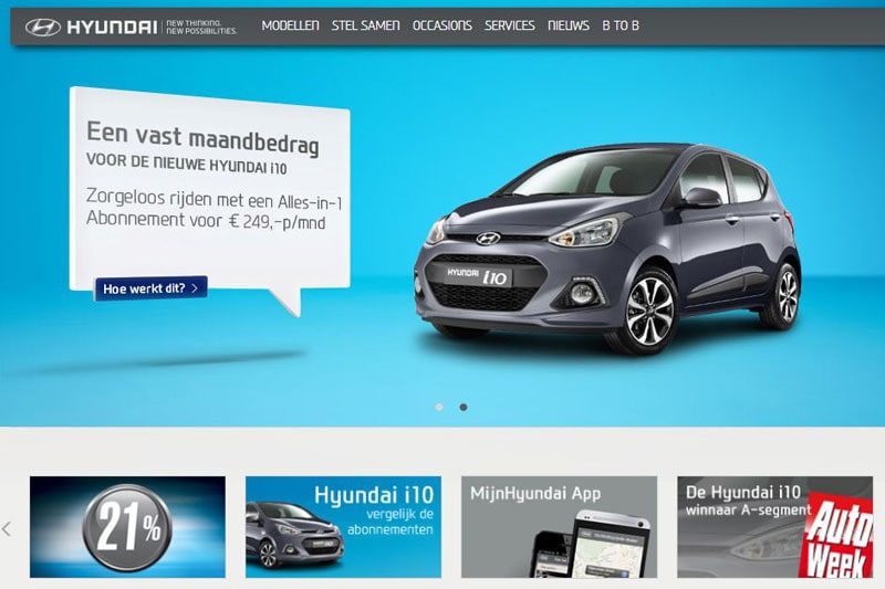 Hyundai i10 private lease