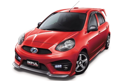 Nissan Micra terug van sportschool