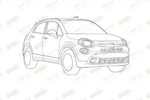 Patentschetsen Fiat 500X duiken op