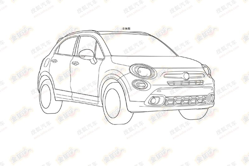 Patentschetsen Fiat 500X