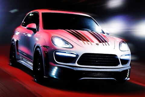 Wald geeft trainingspak aan Porsche Cayenne