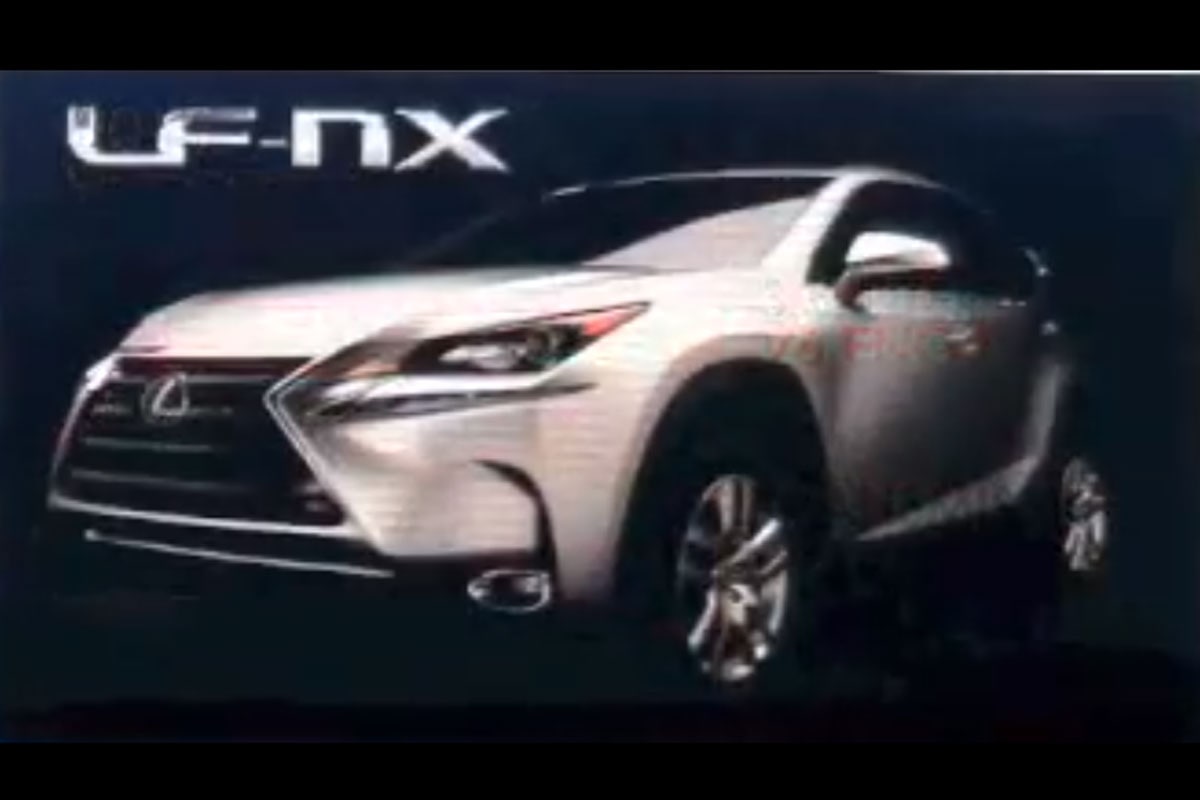 Productiemodel Lexus LF-NX gelekt