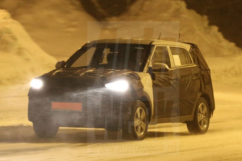 Hyundai ix25 spyshots