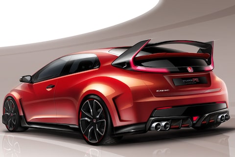 Honda Civic Type-R Concept officieel op Genève