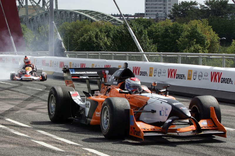Jos en Max Verstappen