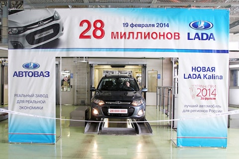 Lada produceert z'n 28 miljoenste