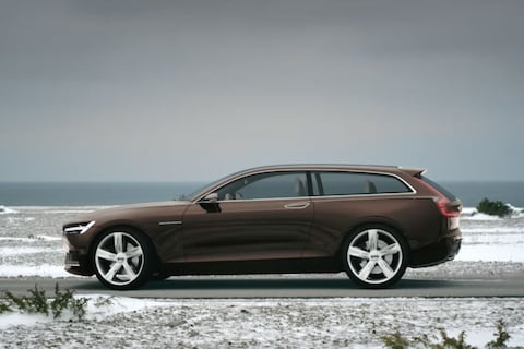 Hier is de Volvo Concept Estate al