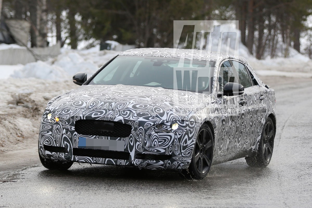 Jaguar XE spyshots