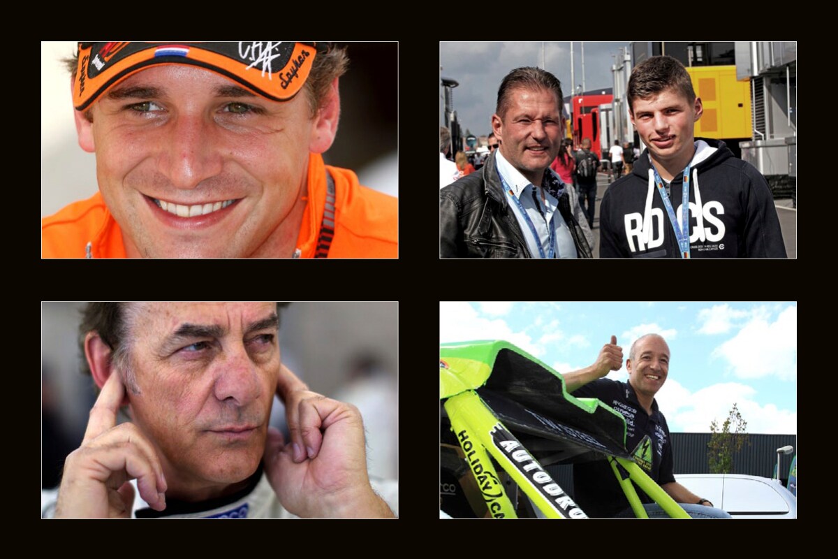 Christijan Albers, Jos en Max Verstappen, Arie Luy