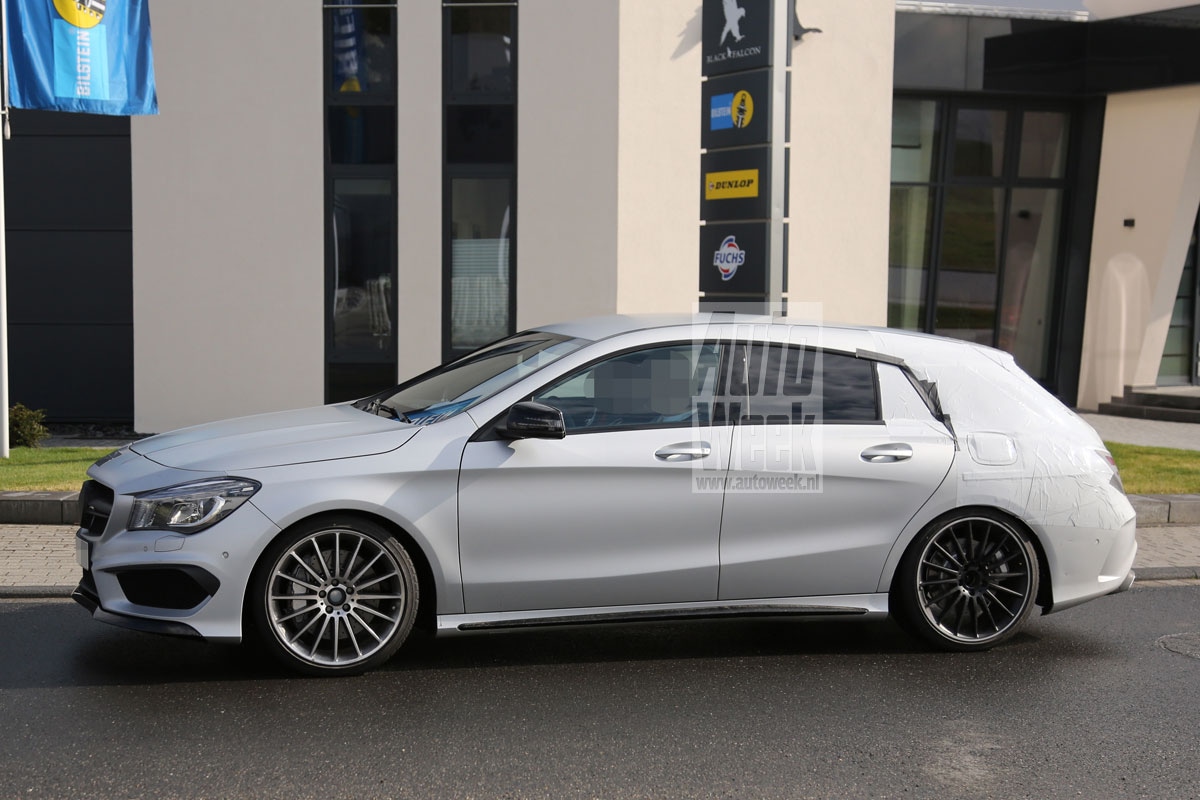 Mercedes-Benz CLA 45 AMG Shooting Brake spyshots