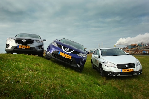 Test: Suzuki SX4 S-Cross - Mazda CX-5 - Nissan Qashqai