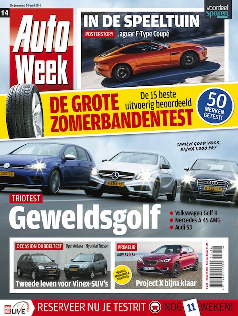 AutoWeek 14: Hatchbacks met bijna 1.000 pk!