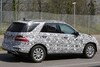 Mercedes ML facelift spyshots